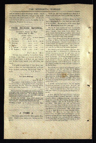 The Minnesota Worker | September 15, 1897 Thumbnail