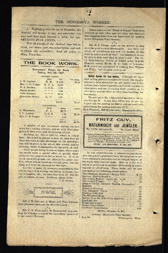 The Minnesota Worker | December 8, 1897 Thumbnail
