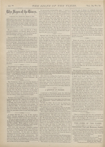 Signs of the Times, 1888, issue 10 Miniature