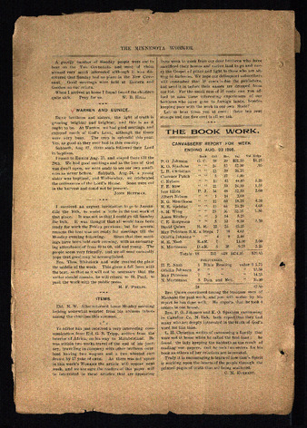 The Minnesota Worker | September 4, 1895 Thumbnail