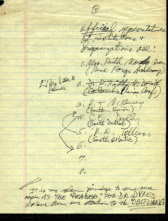 Obsequies for Dr. Eva Beatrice Dykes, 1893-1986 (Draft) Miniaturansicht