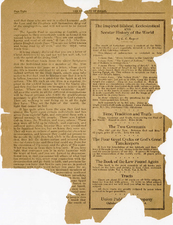 The Remnant of Israel | November, 1929 Thumbnail
